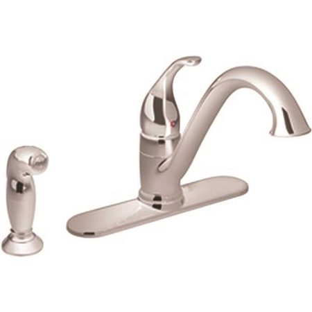Camerist Single-Handle Kitchen Faucet with Spray in Chrome, Lead Free -  MOEN, 67840